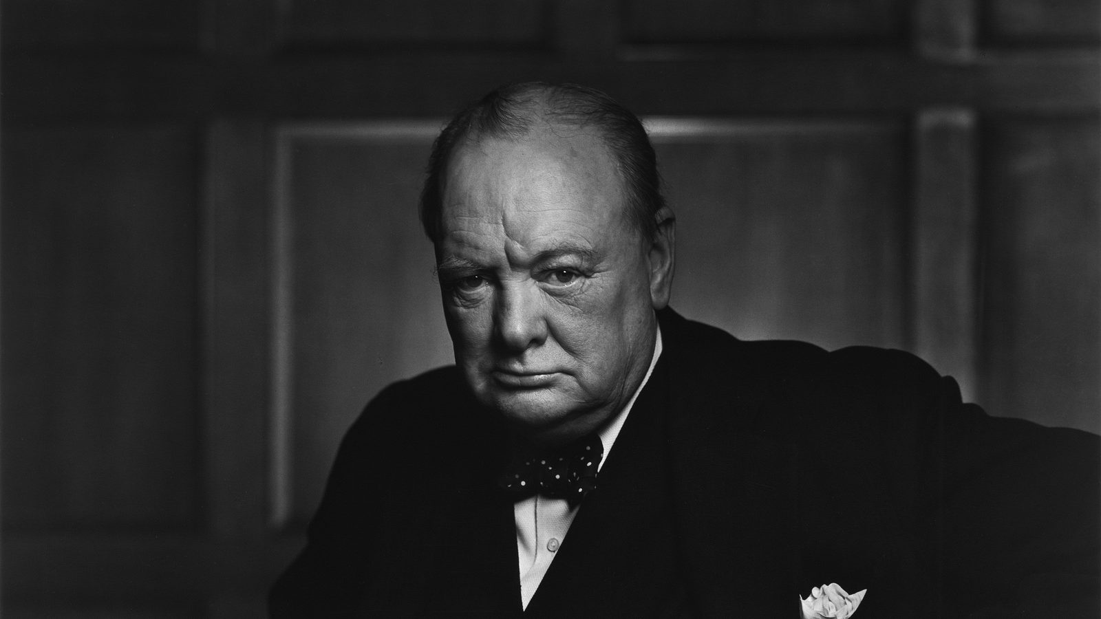 Retrato de Winston Churchill